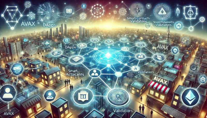 различные взаимосвязанные компоненты актива