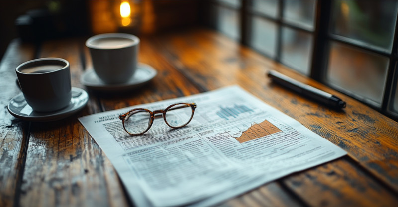 график в газете