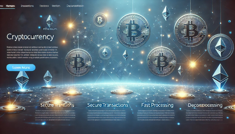 лендинг криптовалют