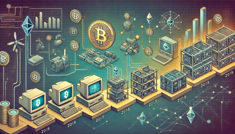 временная шкала майнинга