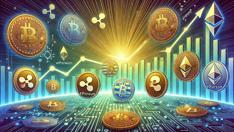 the overall trend to the growth of cryptocurrencies, their price, impact on global economy