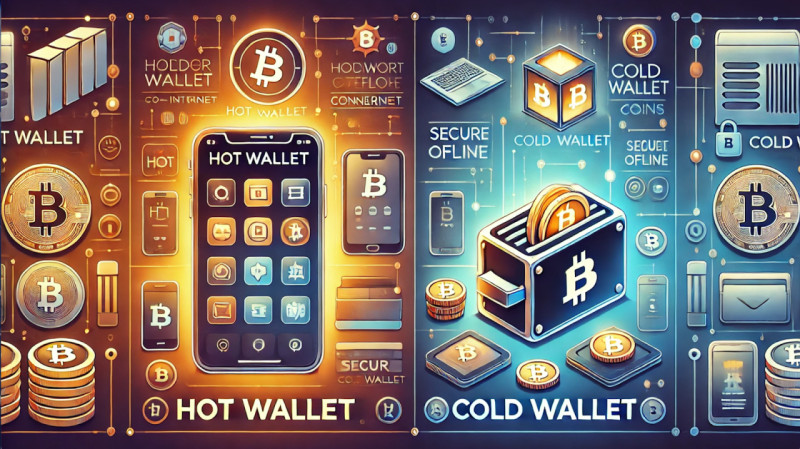 key differences between how and cold wallets