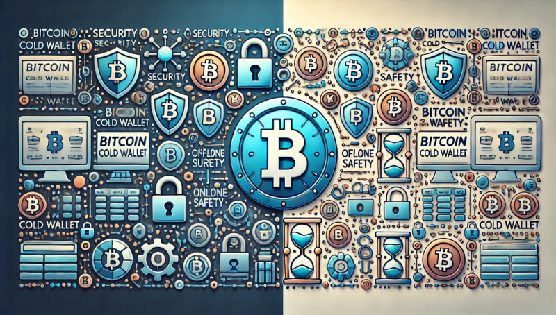 сбалансированный контраст между плюсами и минусами холодного кошелька