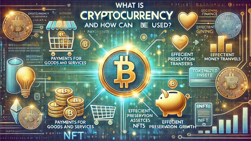 the main purposes for which cryptocurrency can be used