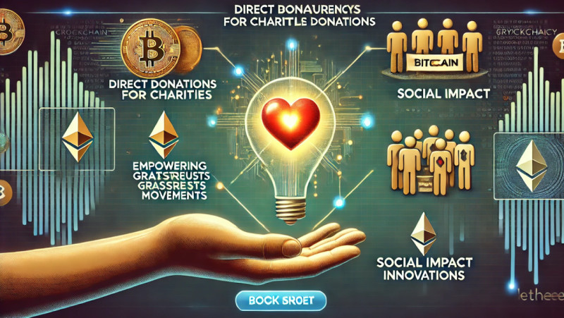 how cryptocurrency can be used for donations and charity