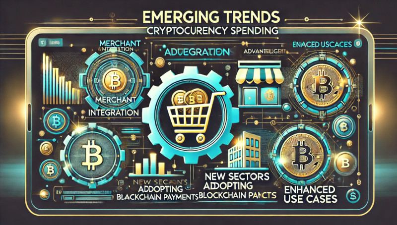 emerging trends in cryptocurrency spending such as merchant integration, technology advancements etc.