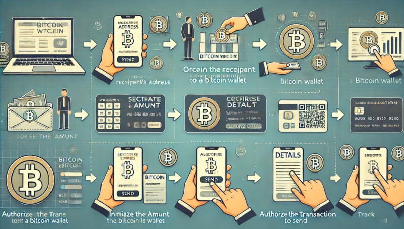 the process and main steps of transferring digital funds to a crypto wallet