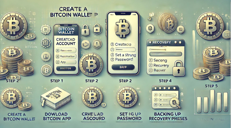 key steps that need to be undertaken for creating a cryptocurrency wallet
