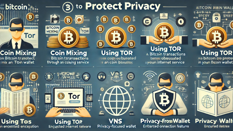 different ways to enhance privacy of a crypto wallet