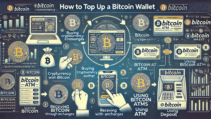 various ways to top up a cryptocurrency wallet