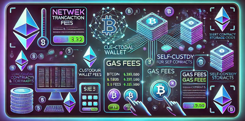 various kind of fees that need to be taken into consideration while creating and using a crypto wallet