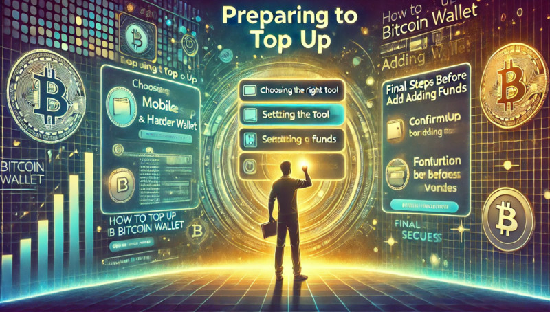 steps that need to be taken before topping up a cryptocurrency wallet