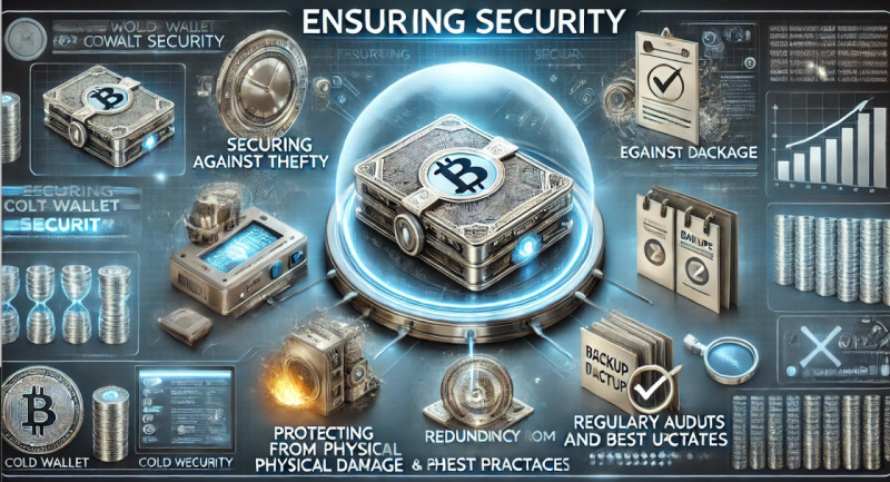 the best practices for ensuring security of cold wallets