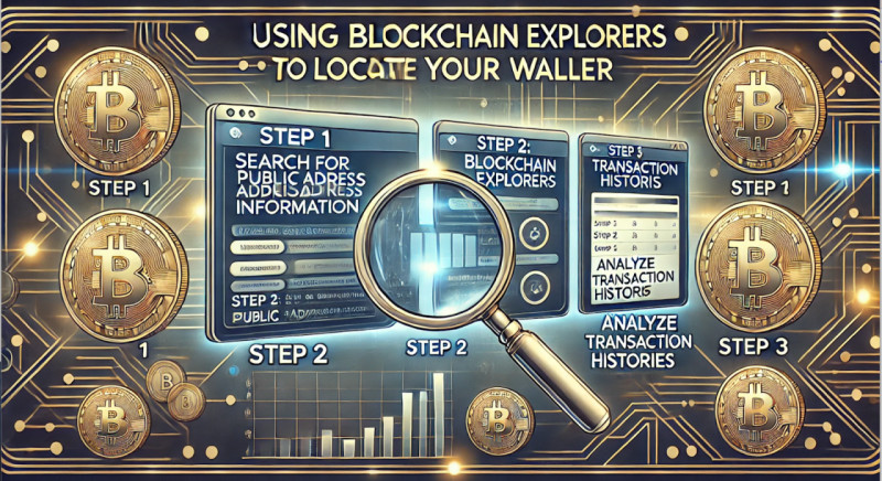 locating a crypto wallet with the help of blockchain explorers