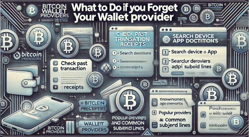 steps that can be undertaken in order to find your wallet provider
