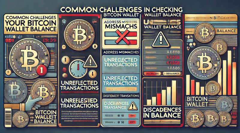 the most common problems that can arise while checking the balance of a crypto wallet