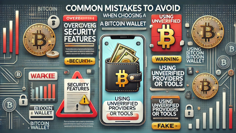 main mistakes that can be made while choosing a crypto wallet
