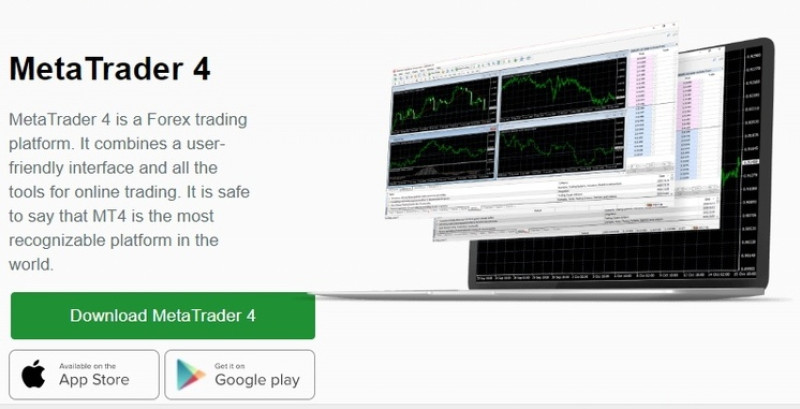 MetaTrader 4 installation from InstaForex website