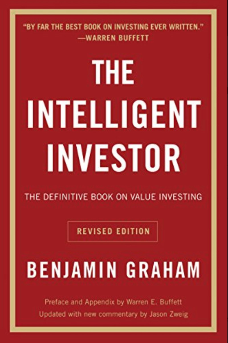 на изображении демонстрируется обложка книги Бенджамина Грэма “Разумный инвестор”