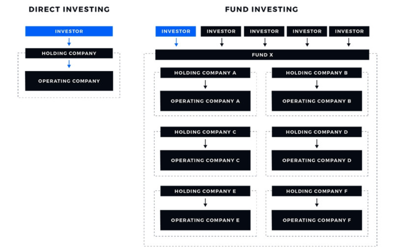 How direct investment differs from investing through mutual funds