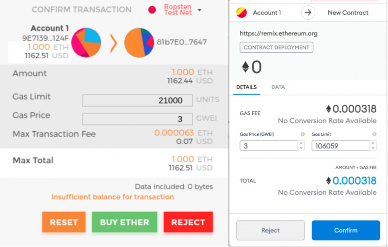 на изображении демонстрируется, как происходит выставление двух основных параметров платы за газ: лимита газа и цены газа