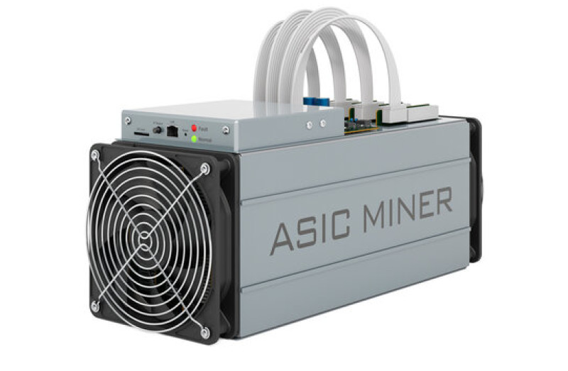 на изображении демонстрируется, как выглядит устройство ASIC-майнер