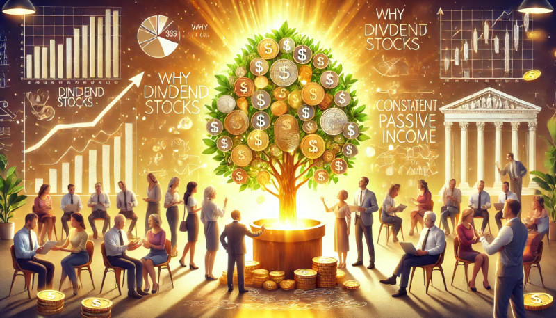 люди смотрят на дивидендные выплаты акций