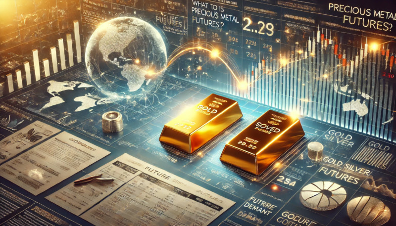 золотые и серебряные слитки на цифровой торговой платформе