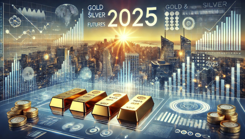 футуристический городской пейзаж на фоне восхода солнца